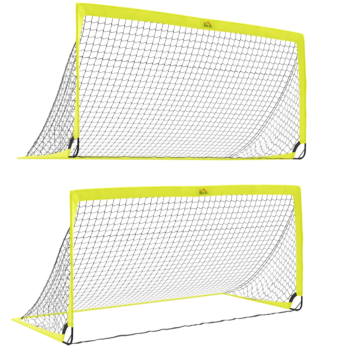 HOMCOM Football Goal Folding Outdoor with All Weather Net 6'x3'