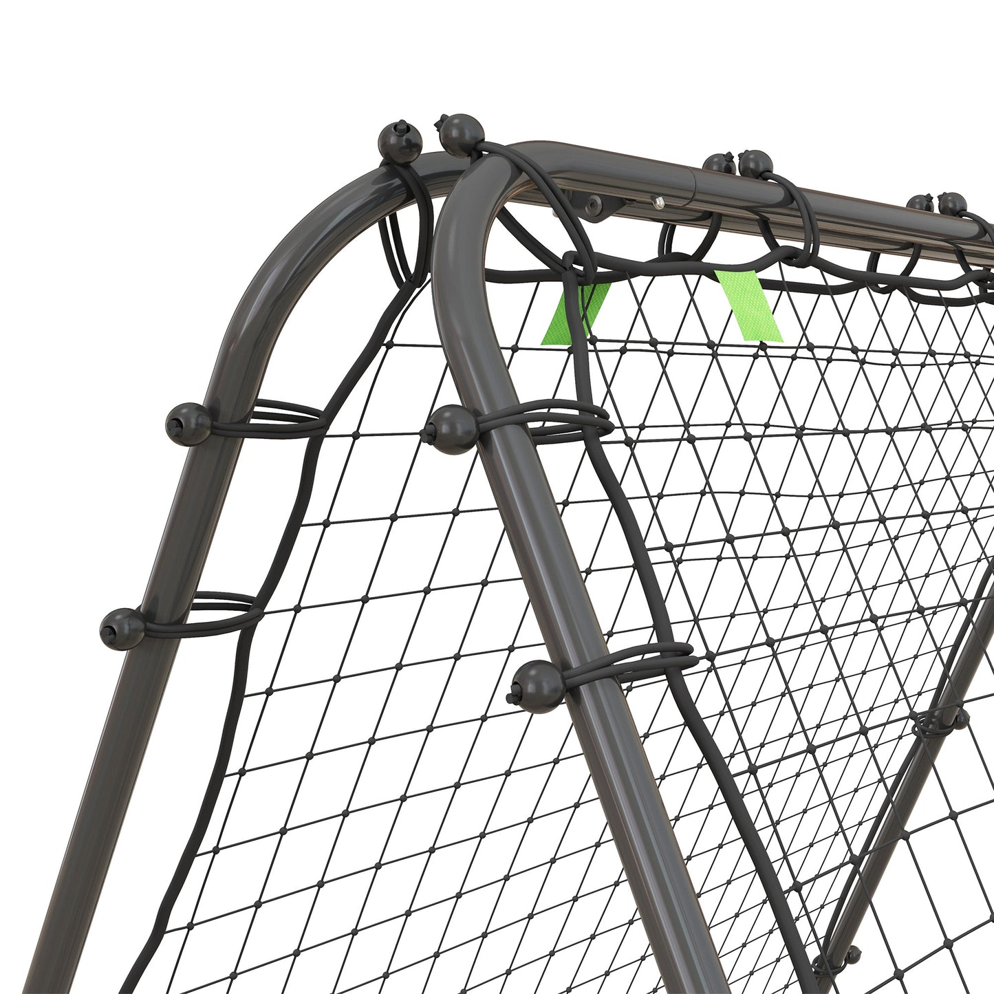 HOMCOM Rebounder Net Football Target Goal with Adjustable Angles