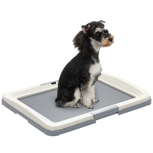 PawHut Dog Toilet Tray, Dog Litter Tray for Training Dogs, 47 x 34 x 6cm