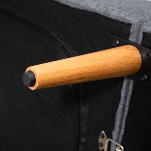 Two Seater Sofa Bed w/ Adjustable Backrest for Living Room, Guest Room