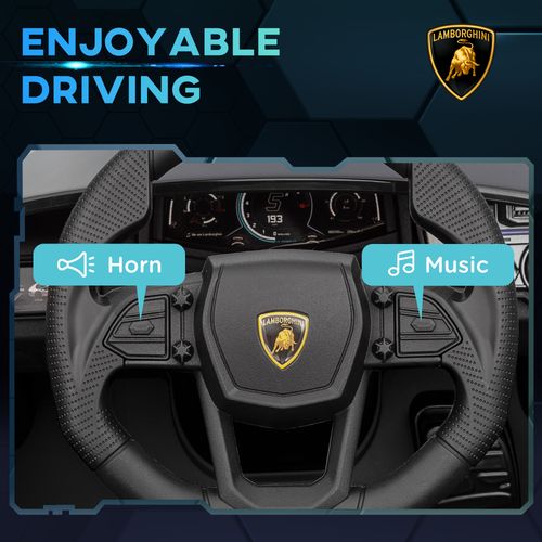 AIYAPLAY Lamborghini Revuelto Licensed Ride on Car w/ Suspension