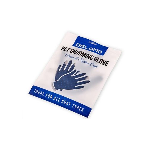 Cat And Dog Grooming Gloves 1 Pair - Blue
