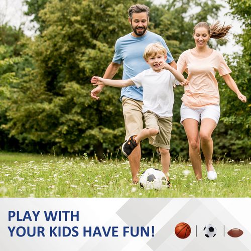 Rebounder Net Football Target Goal Training Adjustable Angles HOMCOM