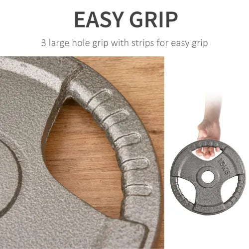 2" Olympic Weight Plates Sets for StrengthTraining w/ Weight 2 x 5kg, 2 x 2.5kg