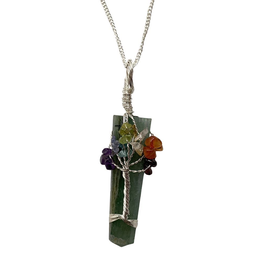 Tree of Life 7 Chakra Pendant