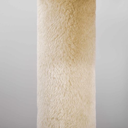 3-Tier Deluxe Cat Activity Tree Scratching Posts Kitten Beige Pawhut