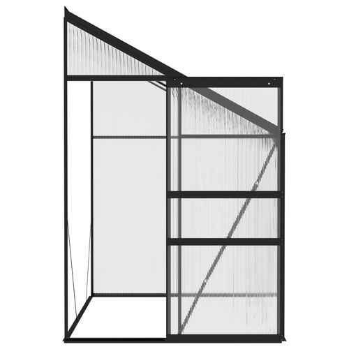 vidaXL Greenhouse Anthracite Aluminium 3.8 m³
