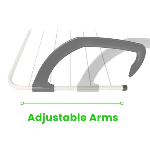 2 x GREY Over Radiator Clothes Airer AS-87846 117138 5055709887846