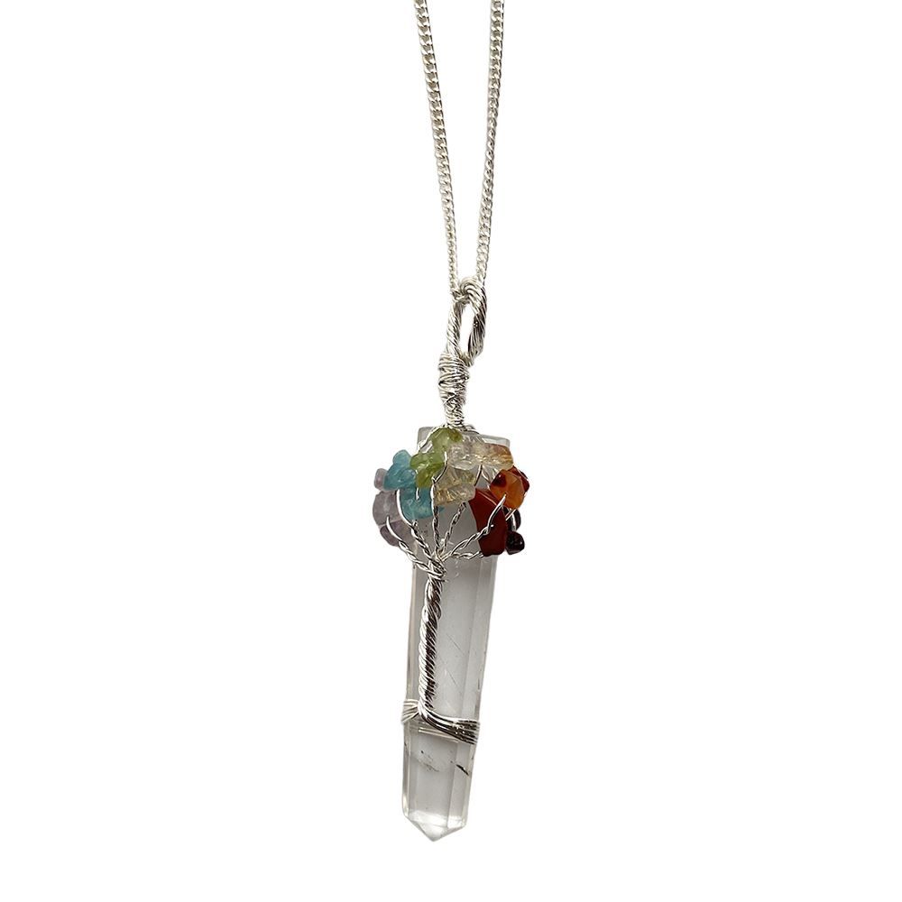 Tree of Life 7 Chakra Pendant
