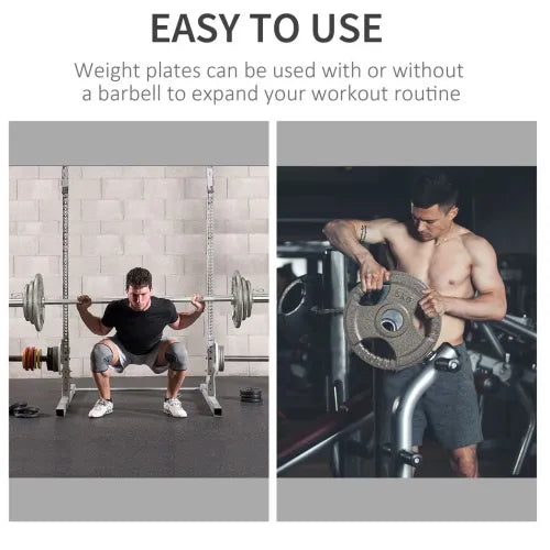 2" Olympic Weight Plates Sets for StrengthTraining w/ Weight 2 x 5kg, 2 x 2.5kg