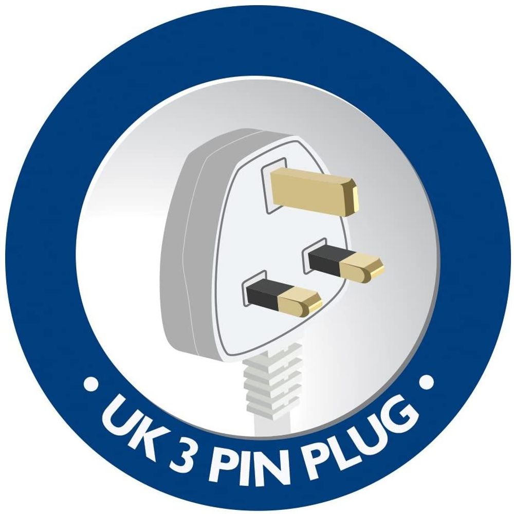 Benross 16 inch 3-Speed Stand Fan Oscillating and Tilting Head White