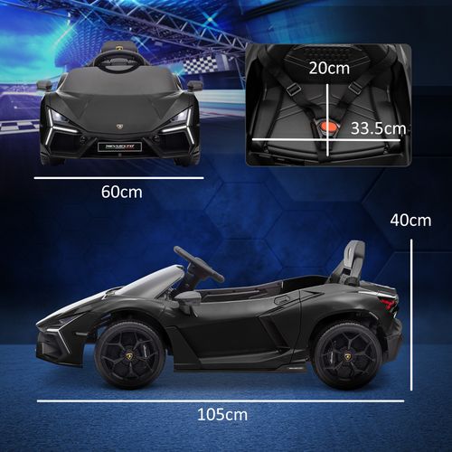 AIYAPLAY Lamborghini Revuelto Licensed Ride on Car w/ Suspension