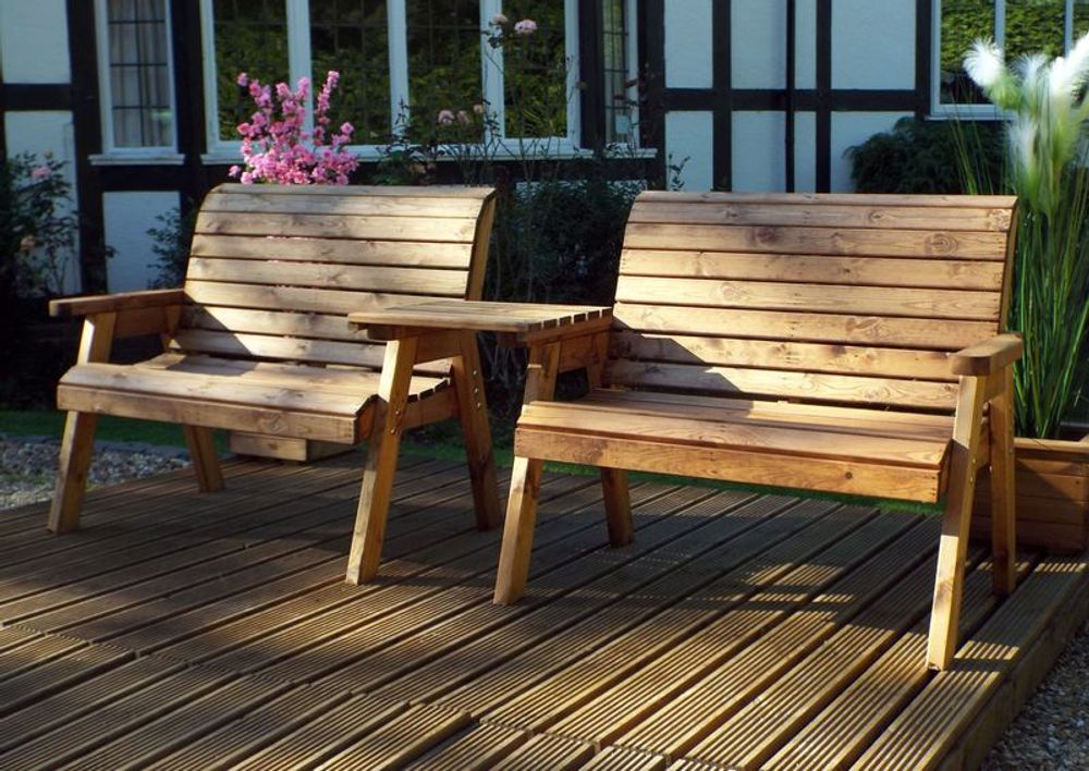 Twin Bench Set Straight