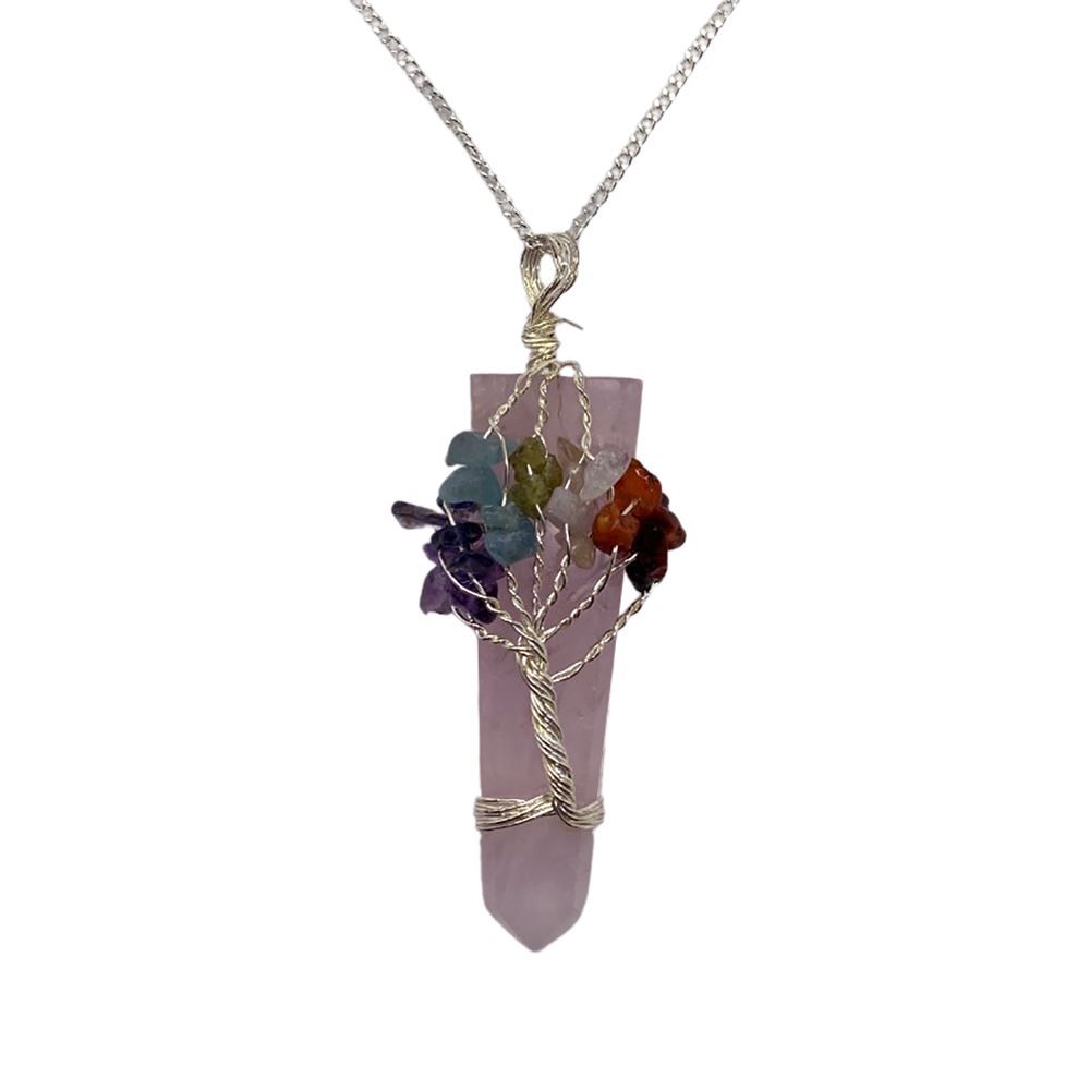 Tree of Life 7 Chakra Pendant