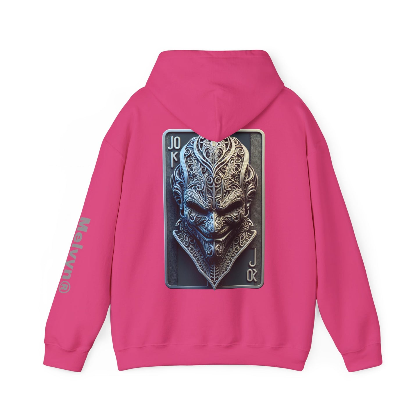 Joker Graphic Hoodie — Comic Villain Portrait Pullover