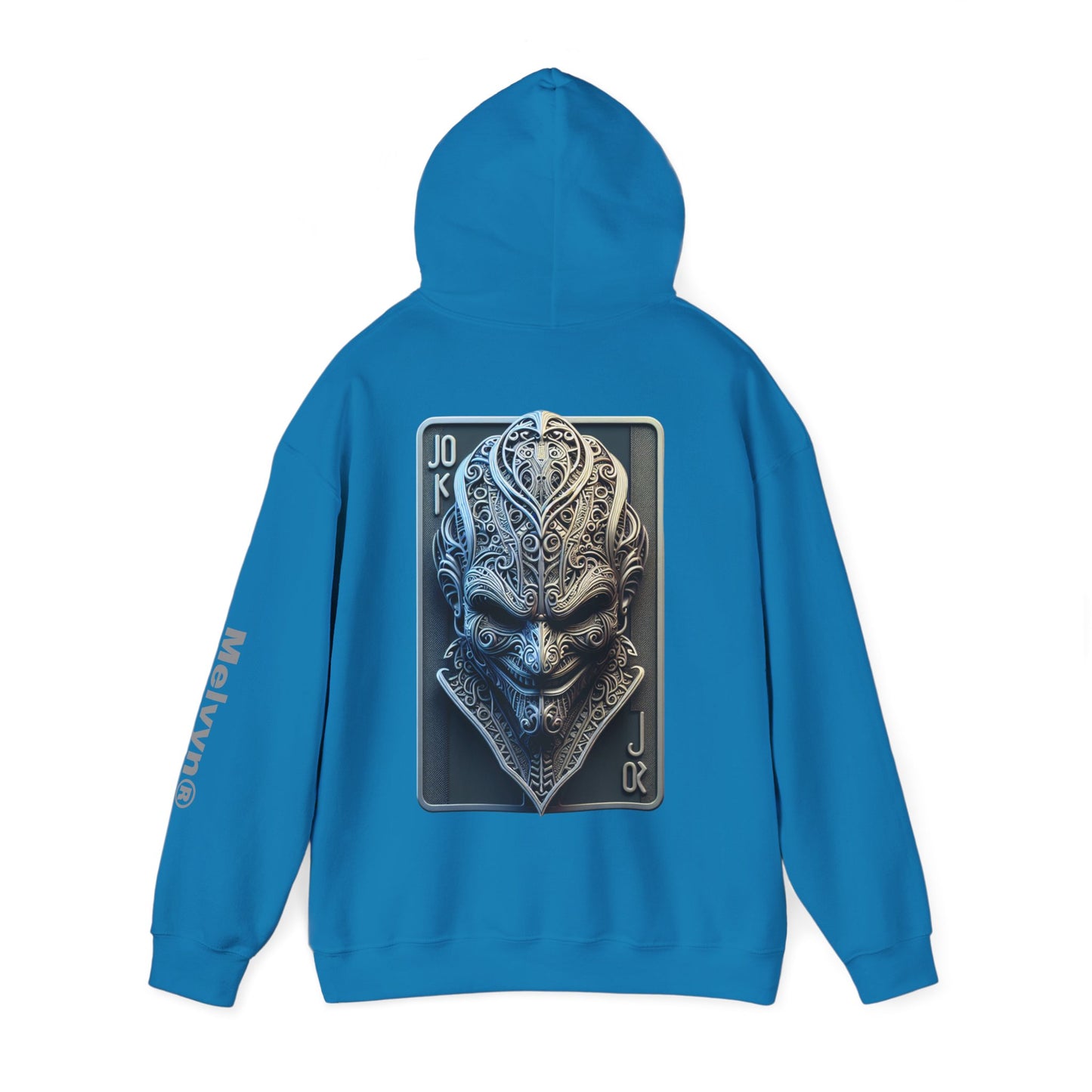 Joker Graphic Hoodie — Comic Villain Portrait Pullover