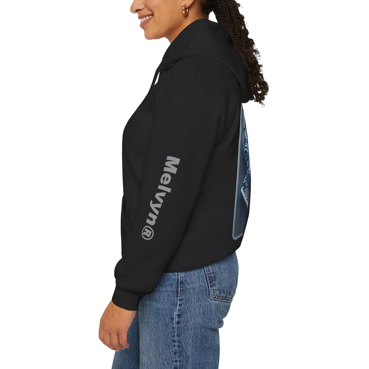 Joker Graphic Hoodie — Comic Villain Portrait Pullover