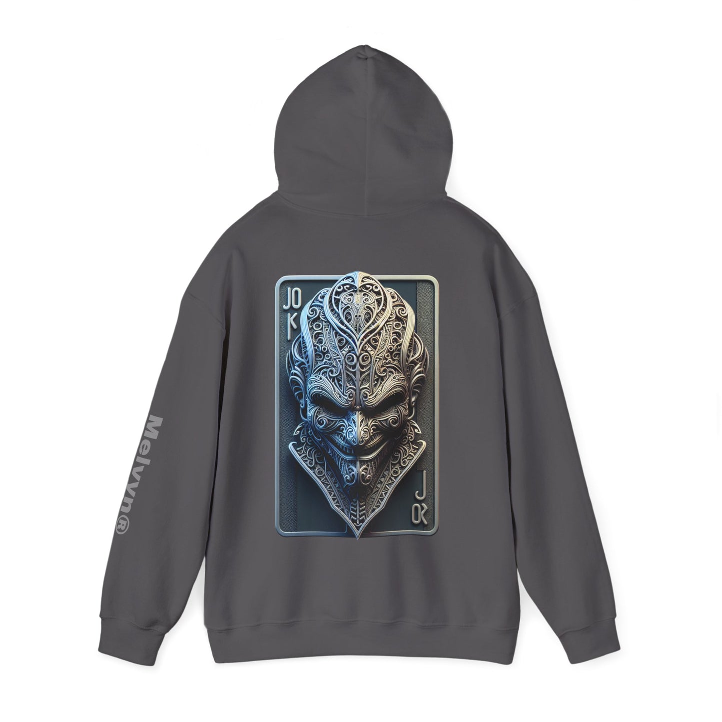 Joker Graphic Hoodie — Comic Villain Portrait Pullover
