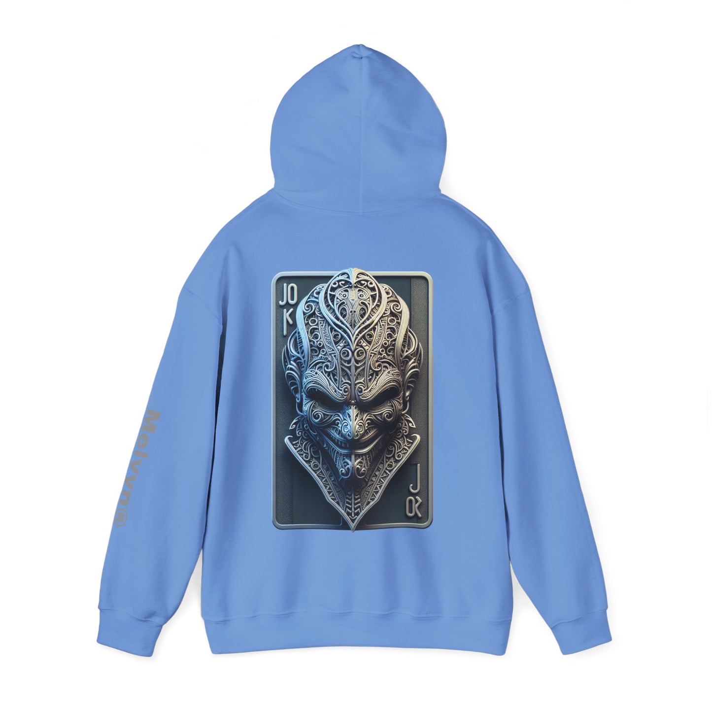 Joker Graphic Hoodie — Comic Villain Portrait Pullover