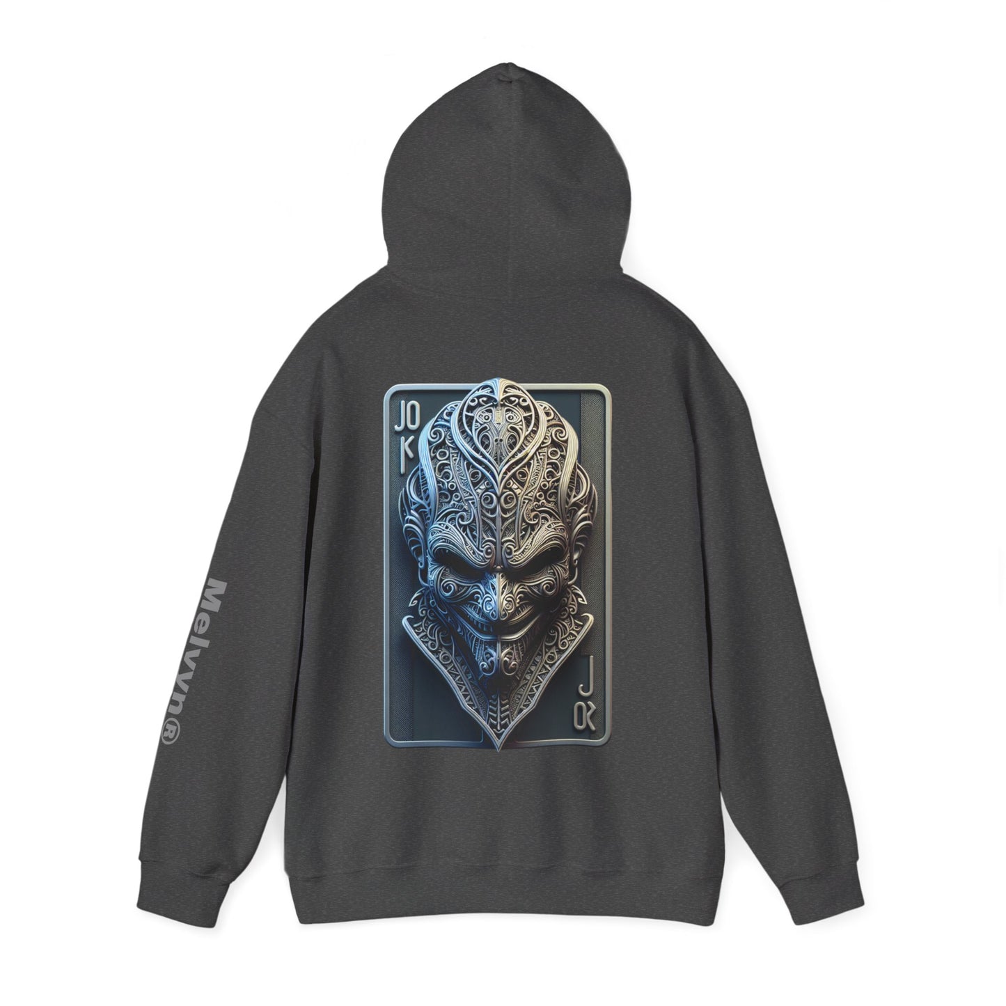 Joker Graphic Hoodie — Comic Villain Portrait Pullover
