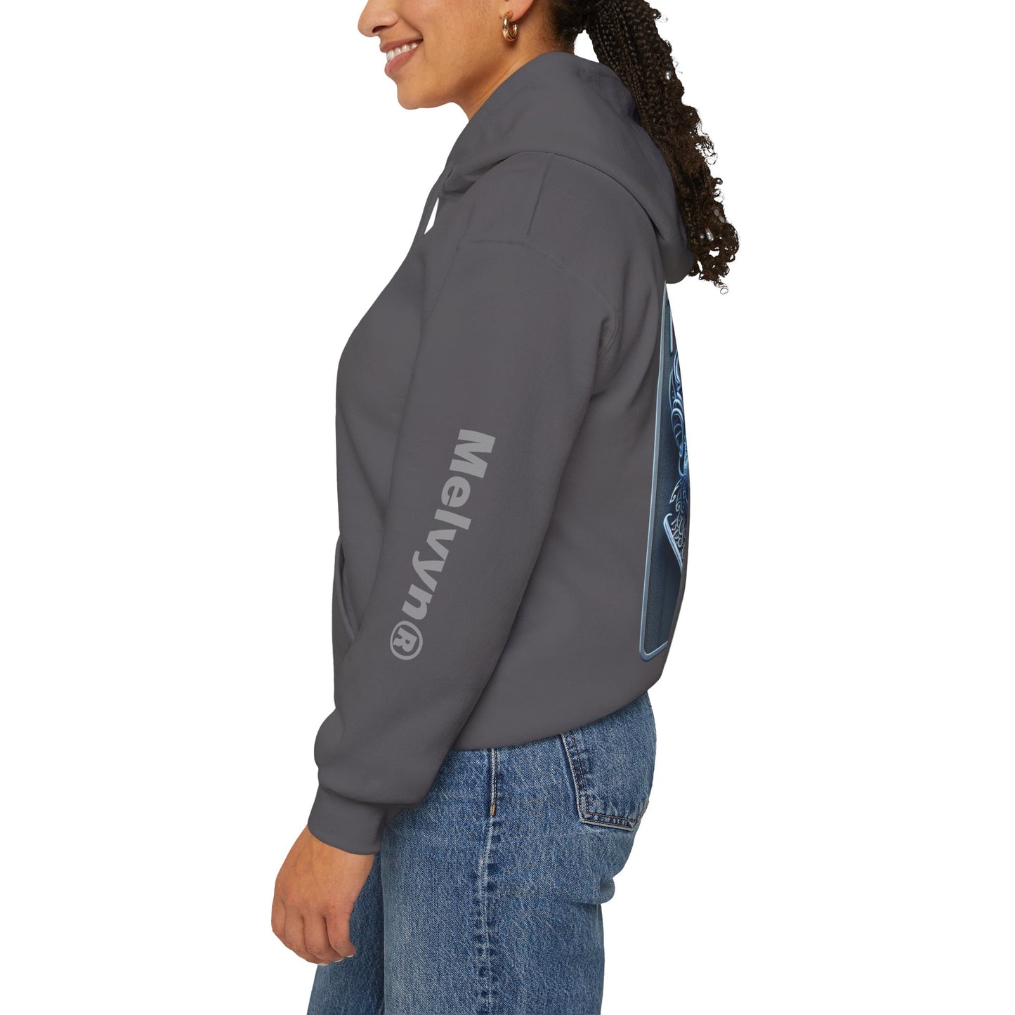 Joker Graphic Hoodie — Comic Villain Portrait Pullover