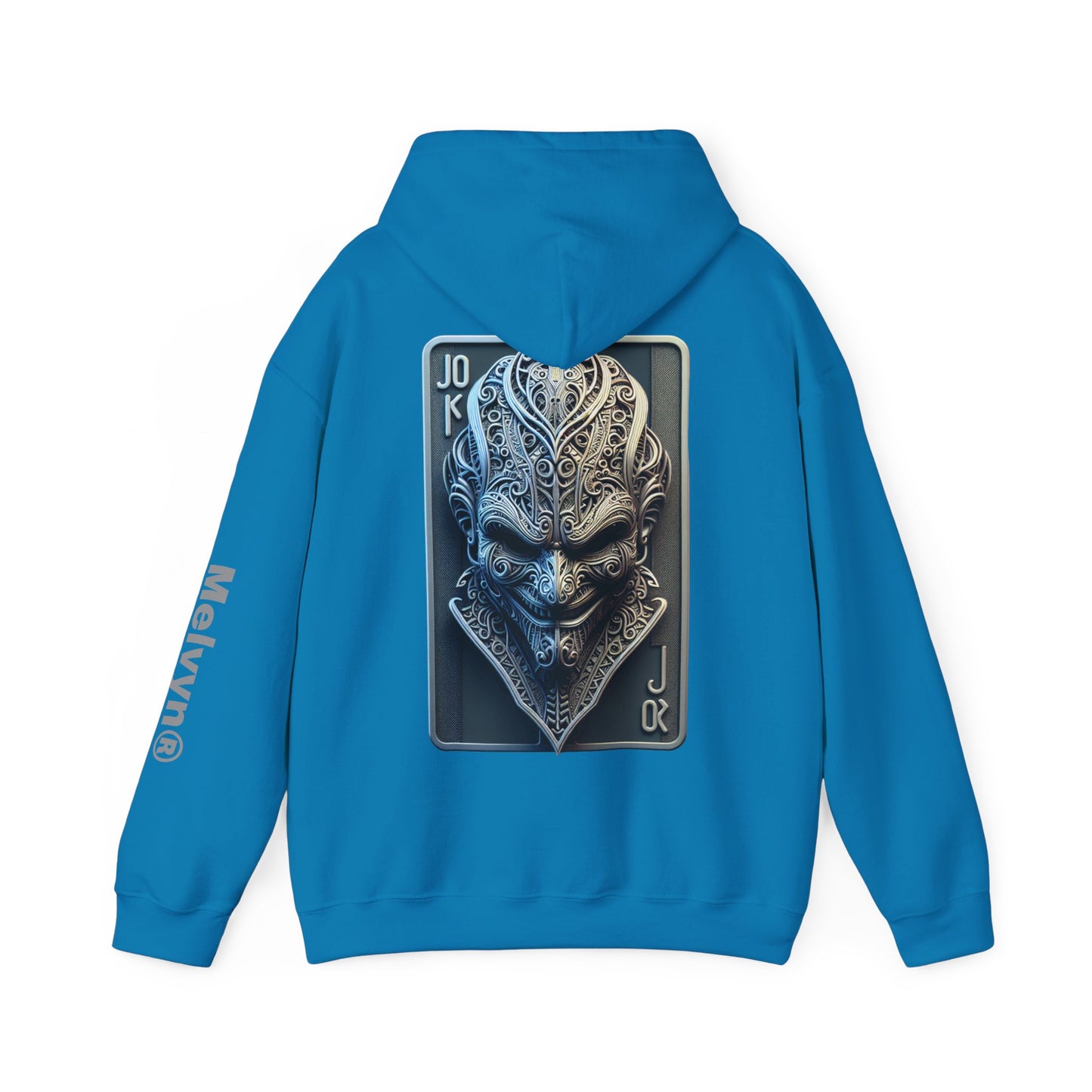 Joker Graphic Hoodie — Comic Villain Portrait Pullover