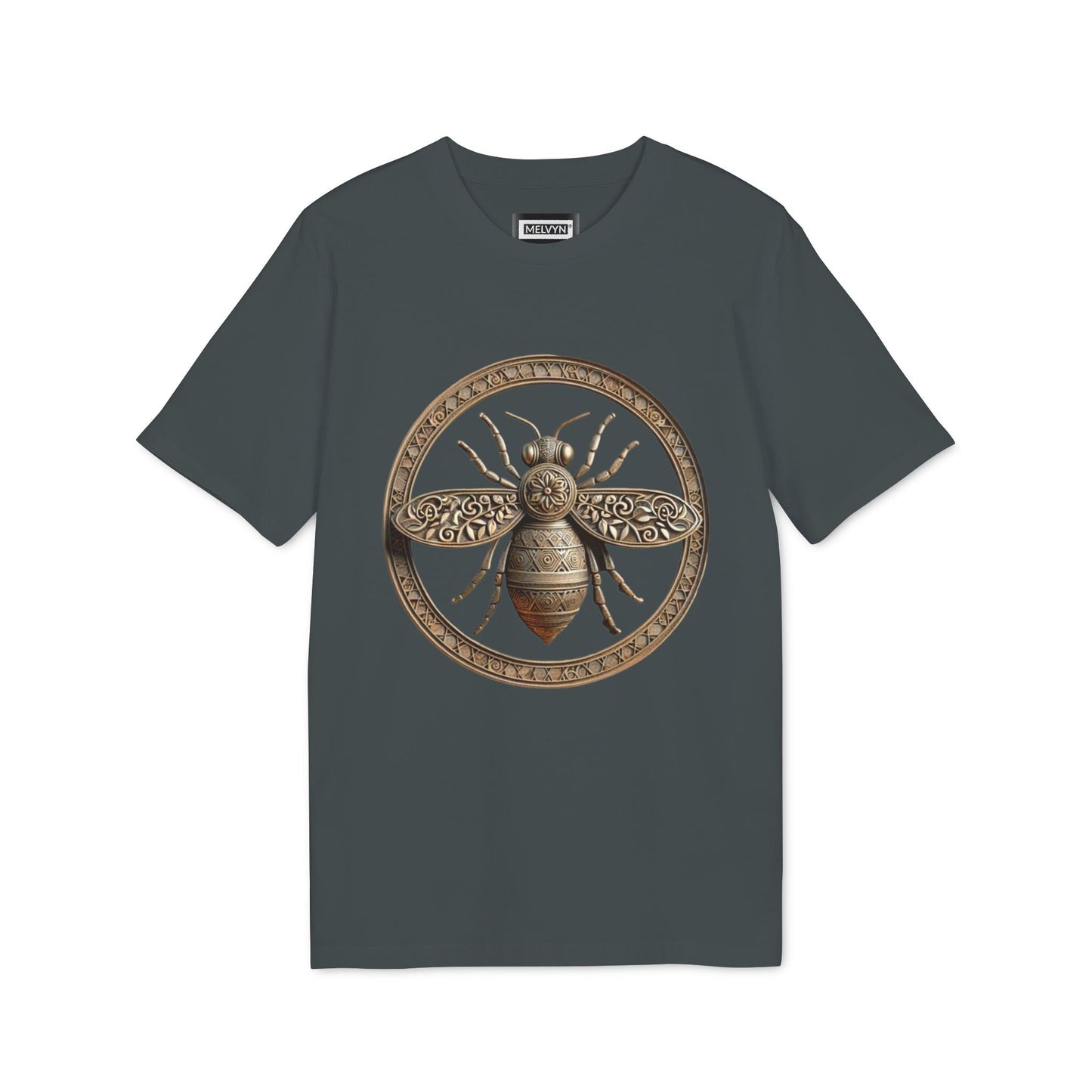 MELVYN® | Bee Illustration T-shirt | Honeybee Graphic Tee, Insect Nature Design