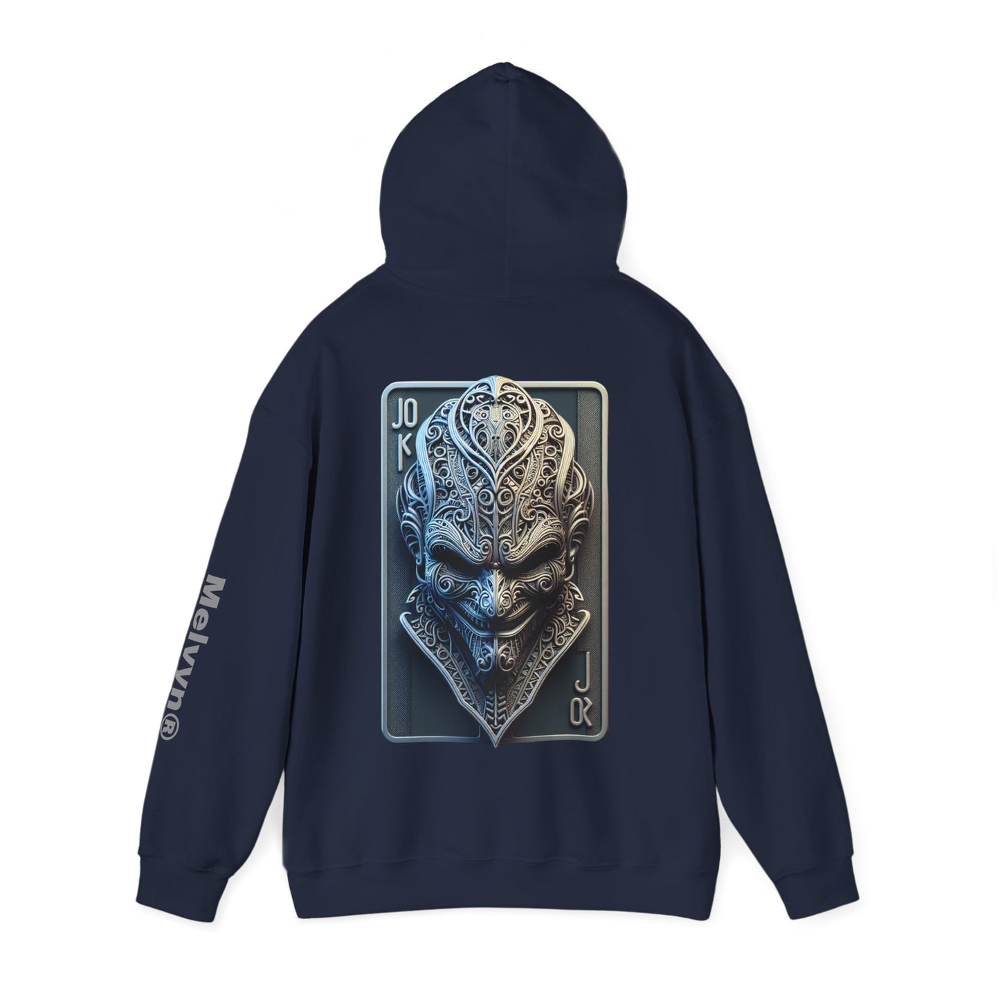 Joker Graphic Hoodie — Comic Villain Portrait Pullover
