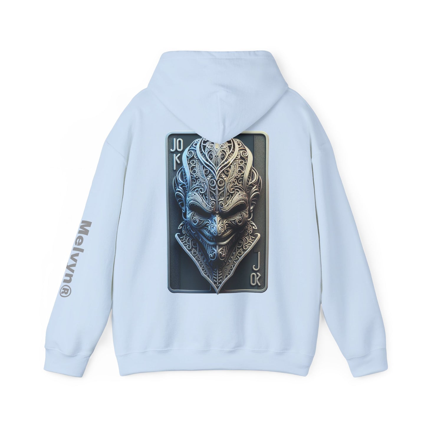 Joker Graphic Hoodie — Comic Villain Portrait Pullover