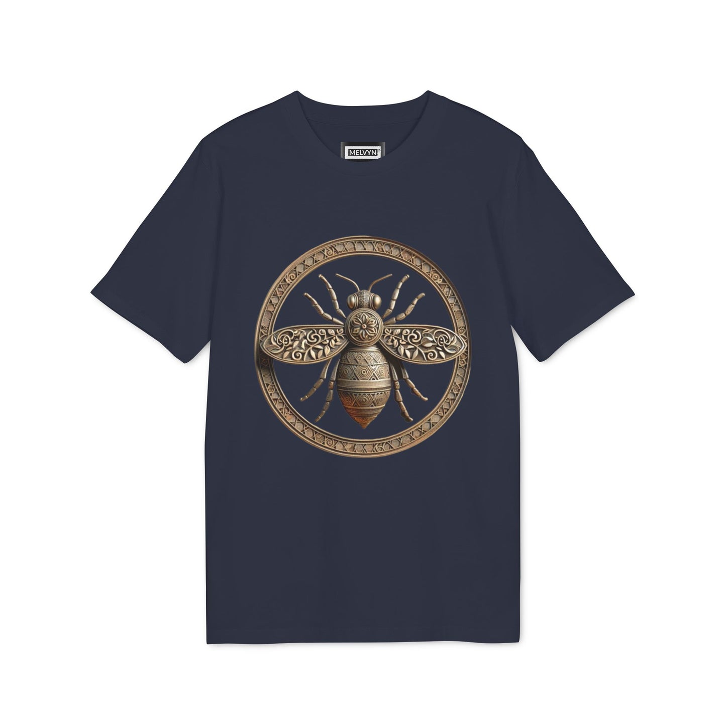 MELVYN® | Bee Illustration T-shirt | Honeybee Graphic Tee, Insect Nature Design