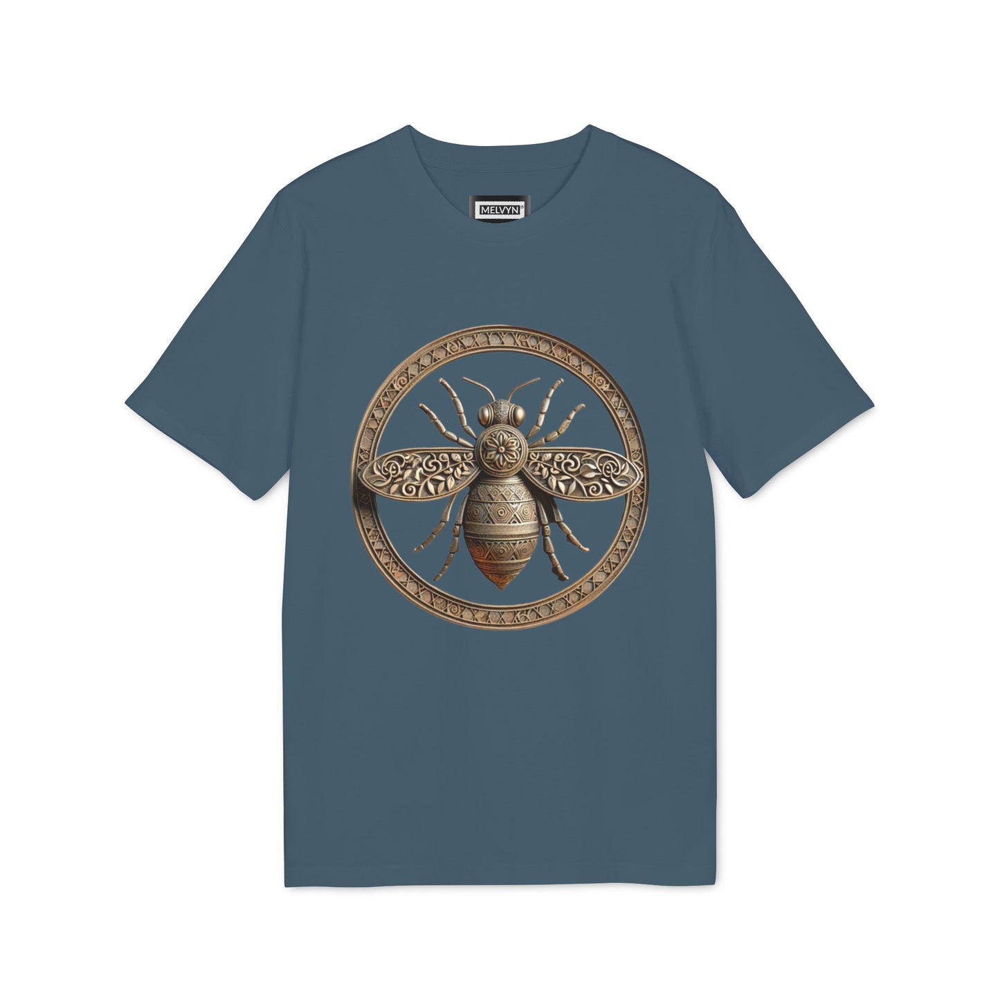 MELVYN® | Bee Illustration T-shirt | Honeybee Graphic Tee, Insect Nature Design