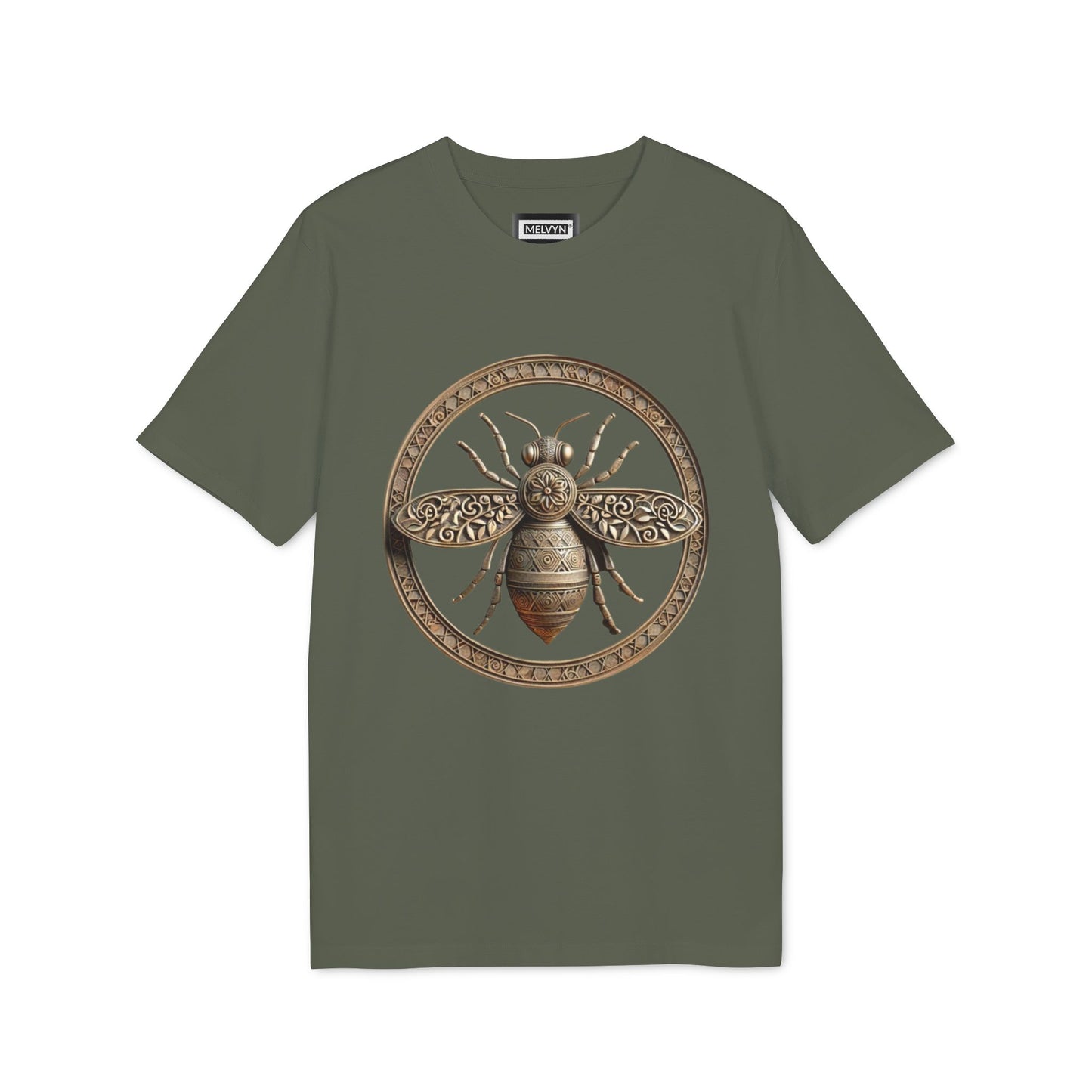 MELVYN® | Bee Illustration T-shirt | Honeybee Graphic Tee, Insect Nature Design