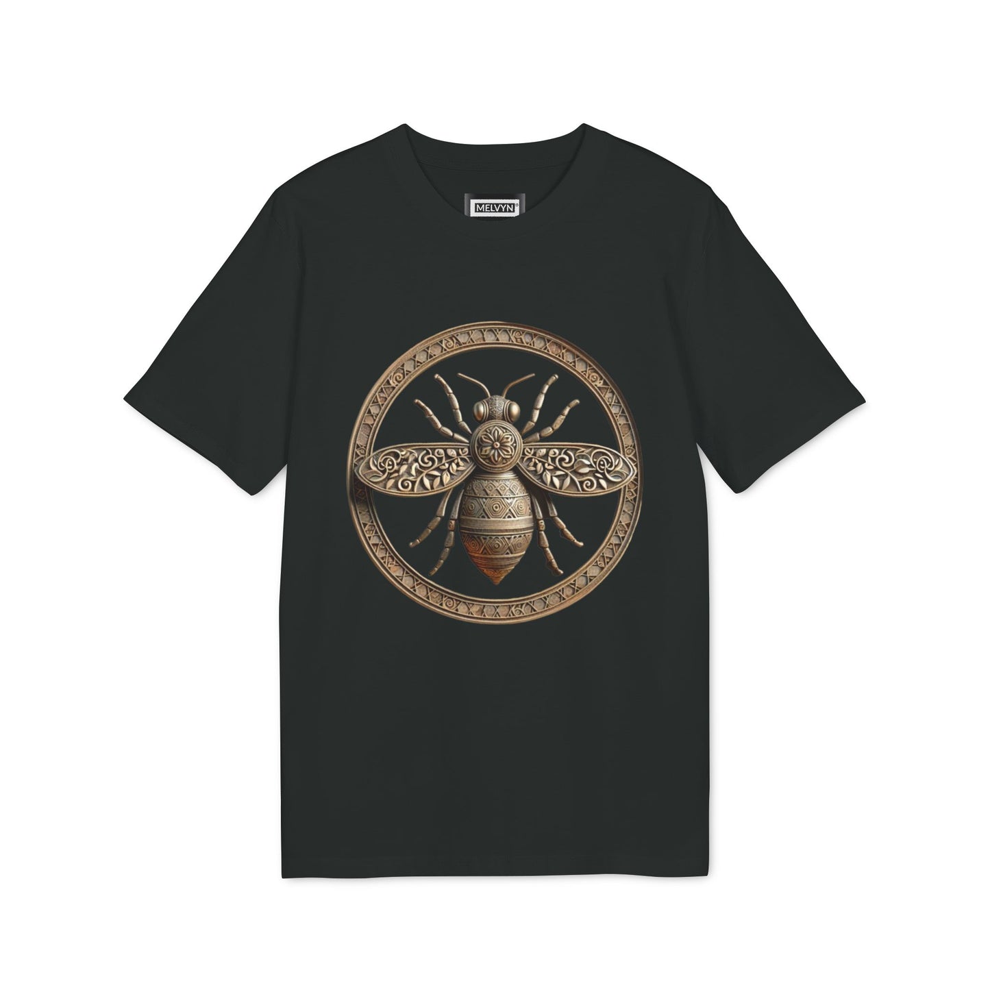 MELVYN® | Bee Illustration T-shirt | Honeybee Graphic Tee, Insect Nature Design
