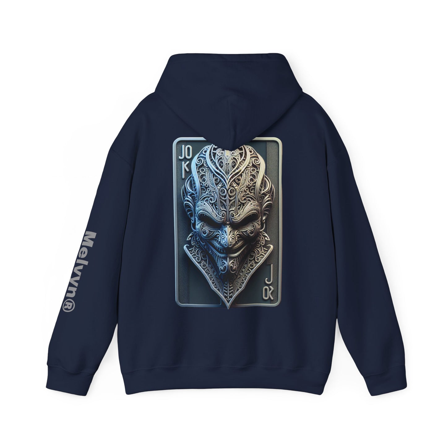 Joker Graphic Hoodie — Comic Villain Portrait Pullover