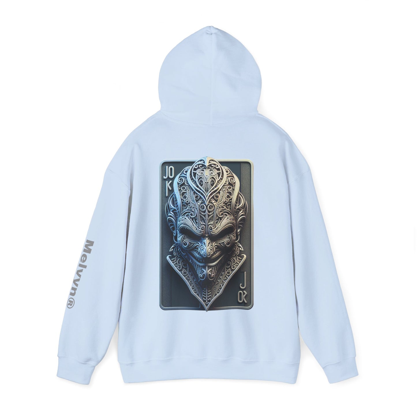 Joker Graphic Hoodie — Comic Villain Portrait Pullover