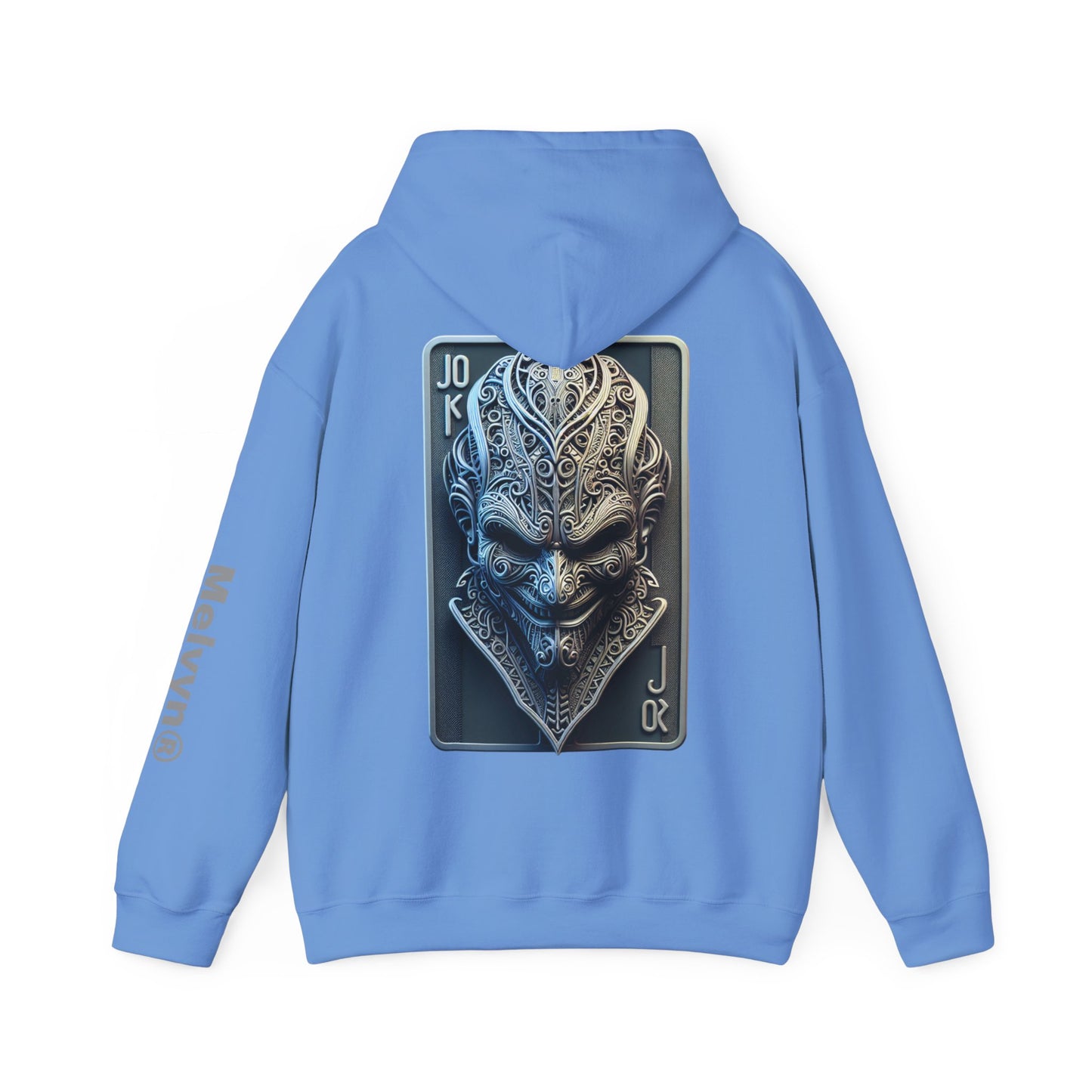 Joker Graphic Hoodie — Comic Villain Portrait Pullover