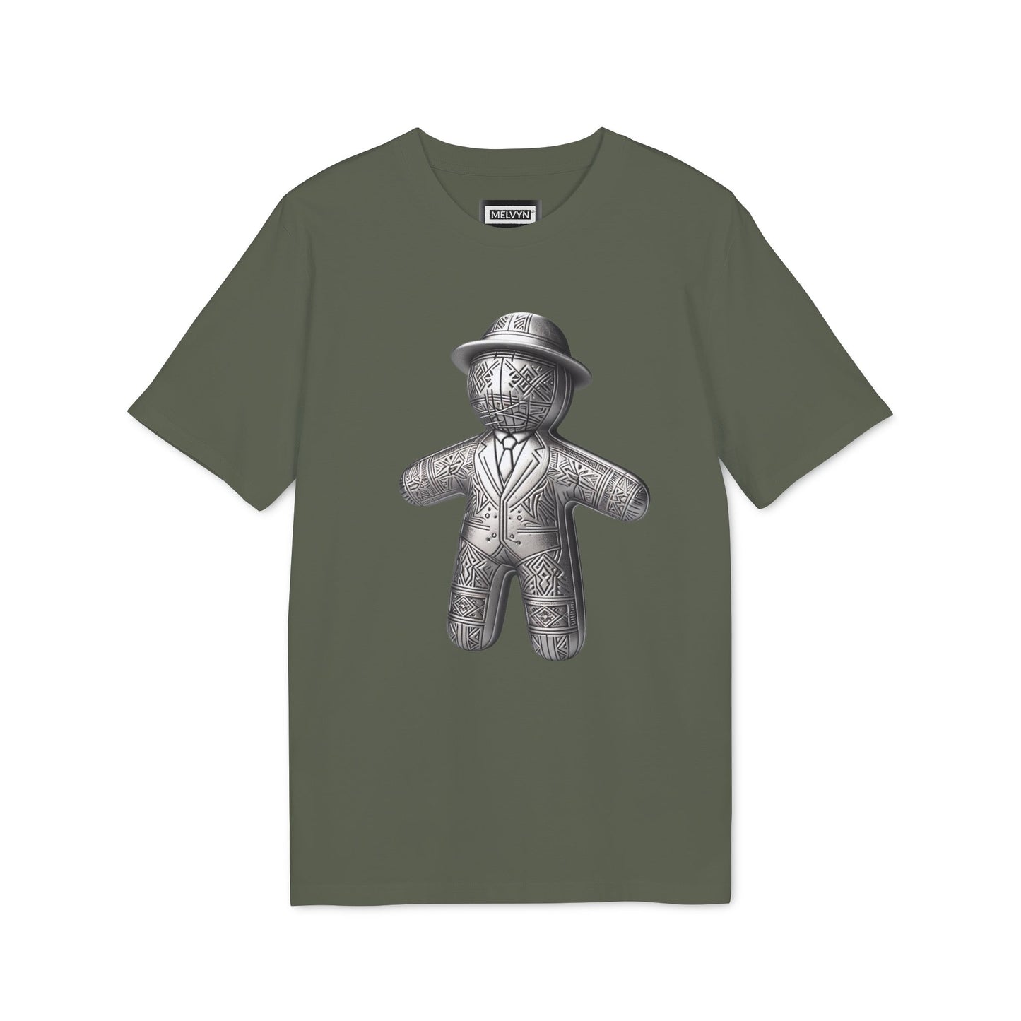 MELVYN® | Gang Voodoo Doll Illustration T-shirt | Metalic Witchy Occult
