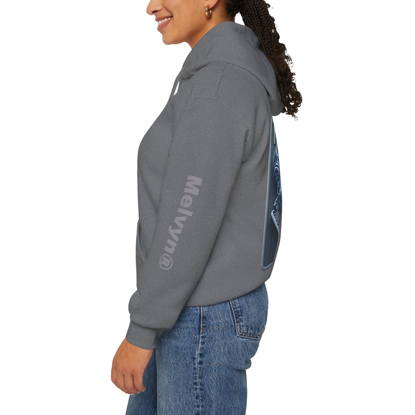 Joker Graphic Hoodie — Comic Villain Portrait Pullover