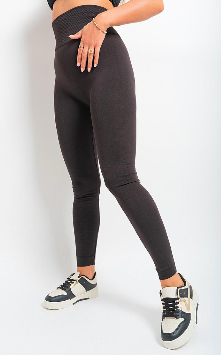 High Waist Tummy Compression Slimming Leggings - Big Size