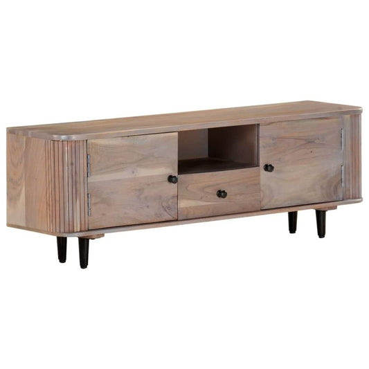 TV Cabinet 118x30x40 cm Solid Acacia Wood