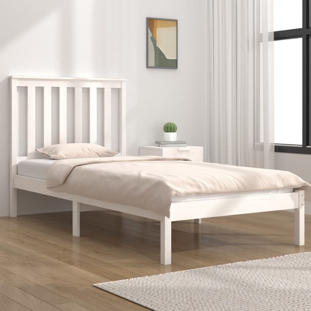 Bed Frame Solid Wood Pine 75x190 cm to 200 x 200 cm