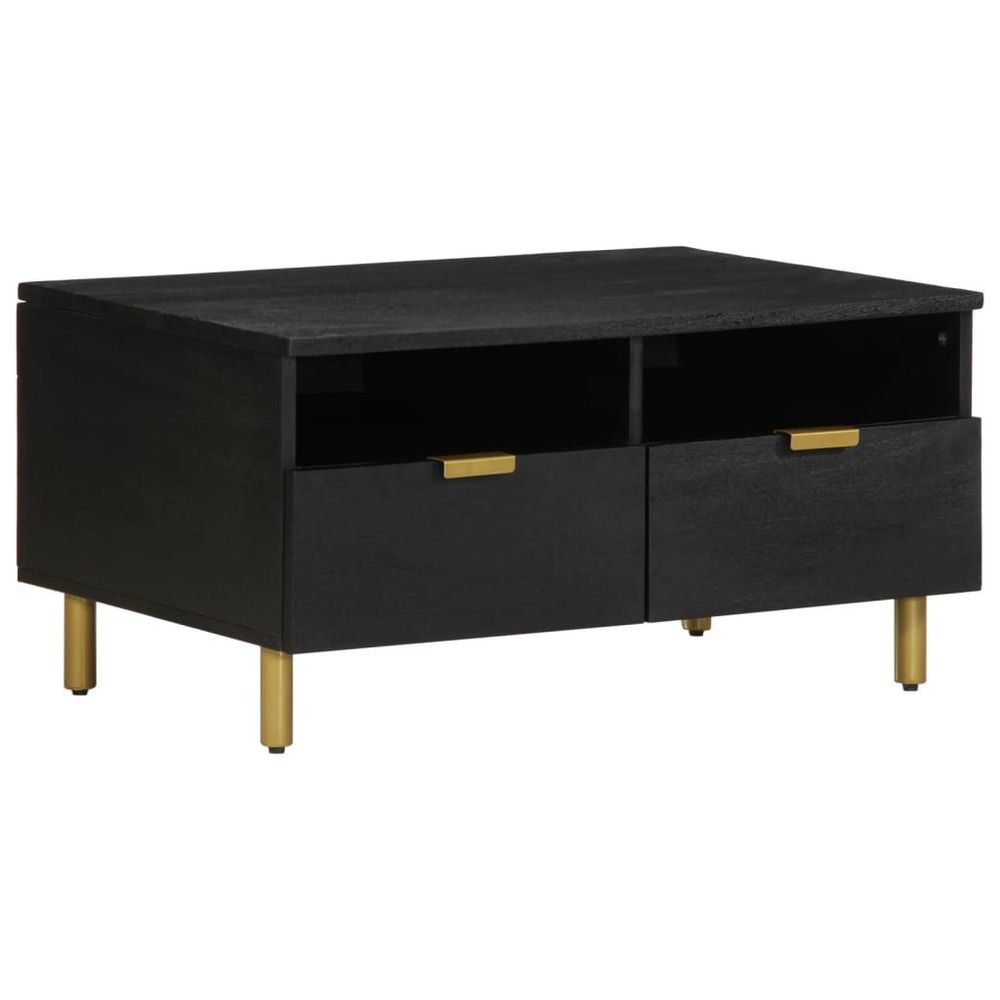 vidaXL Coffee Table Black 80x54x40 cm Engineered Wood