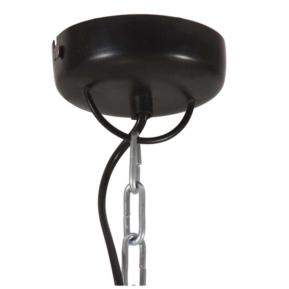 vidaXL Industrial Hanging Lamp 32 cm Black E27