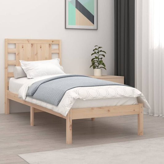 Bed Frame Solid Wood 75x190 cm to 200 x 200 cm