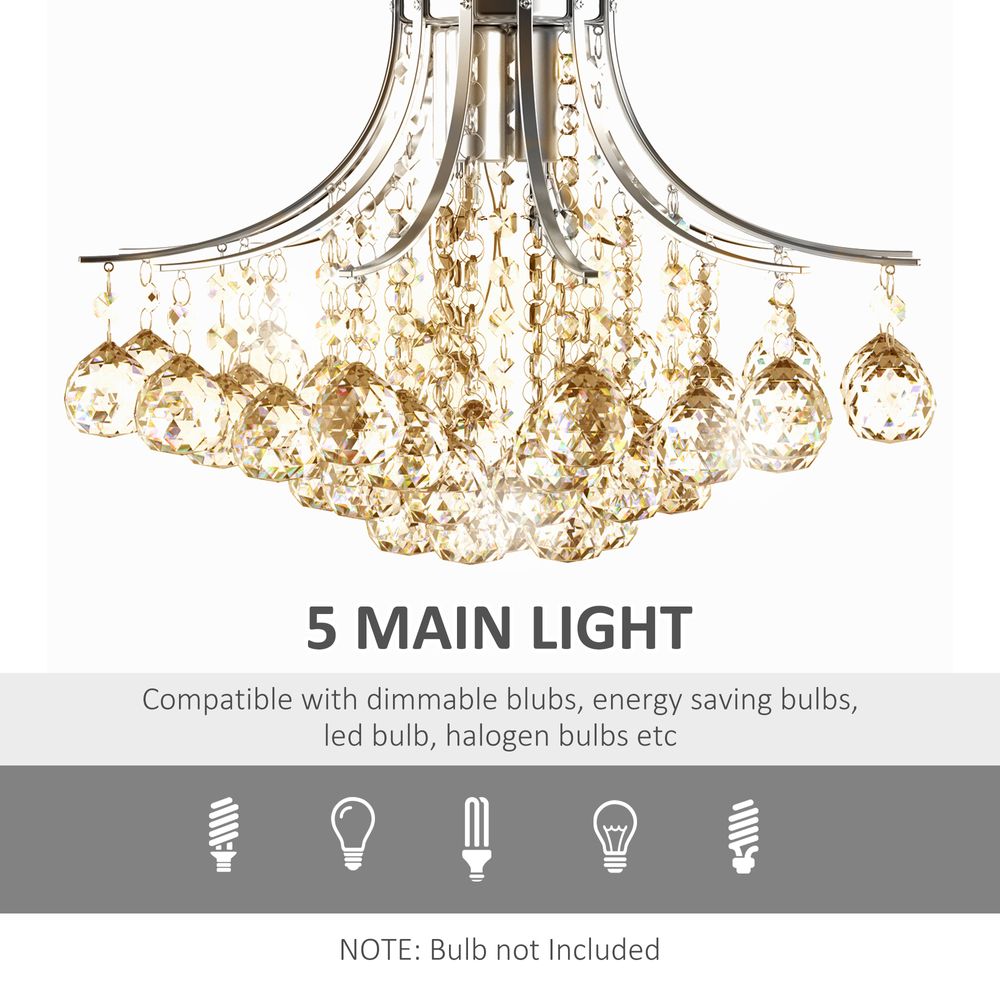 Modern K9 Crystal Ceiling Lighting Chandelier Mordern Style Pendant Light