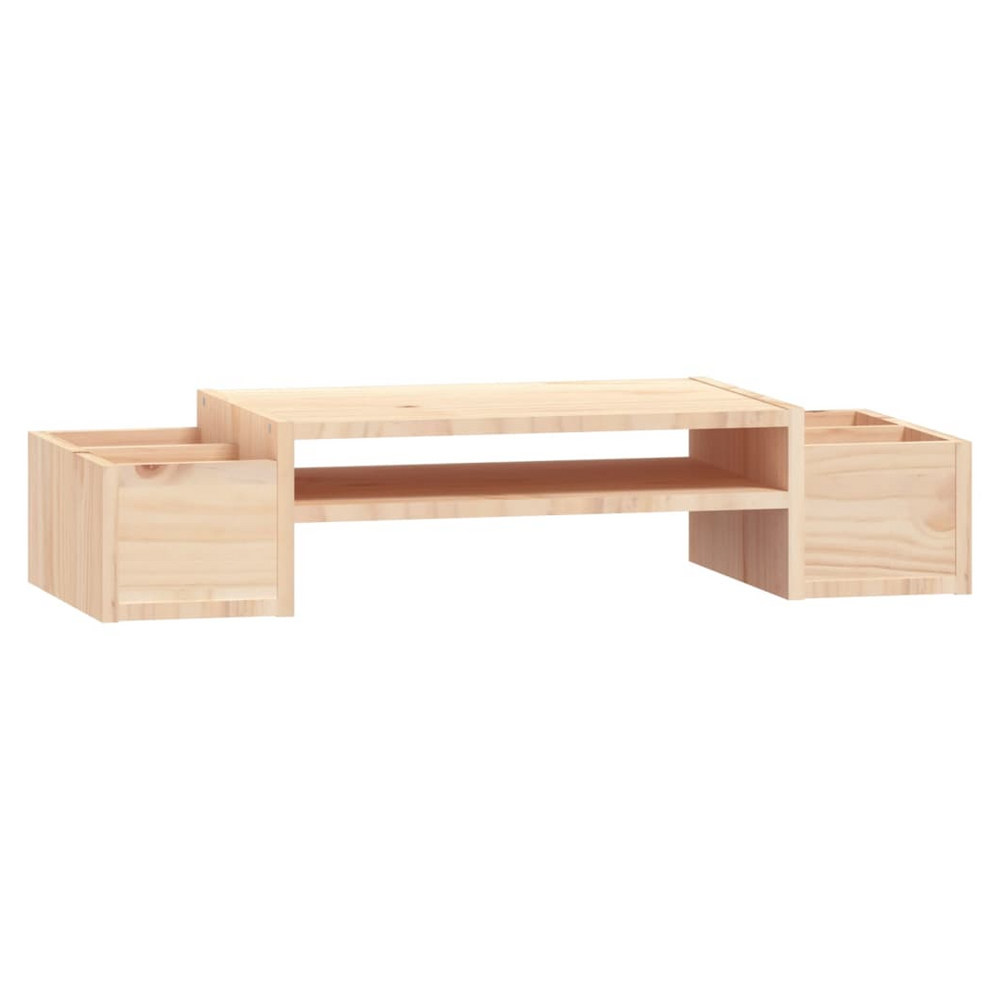 Monitor Stand 100 x 27.5 x 15 cm Solid Wood Pine