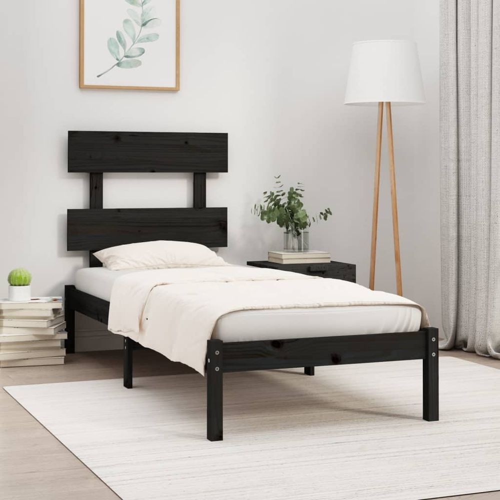 Bed Frame Solid Wood 75x190 cm to 200 x 200 cm