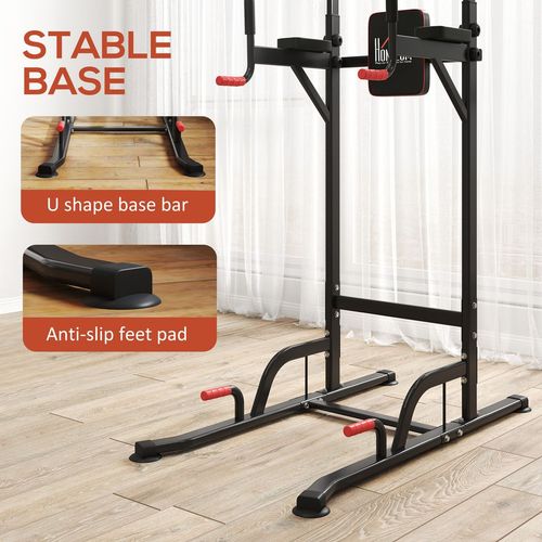 Power Tower Station Pull Up Bar for Home Gym Workout Equipment HOMCOM