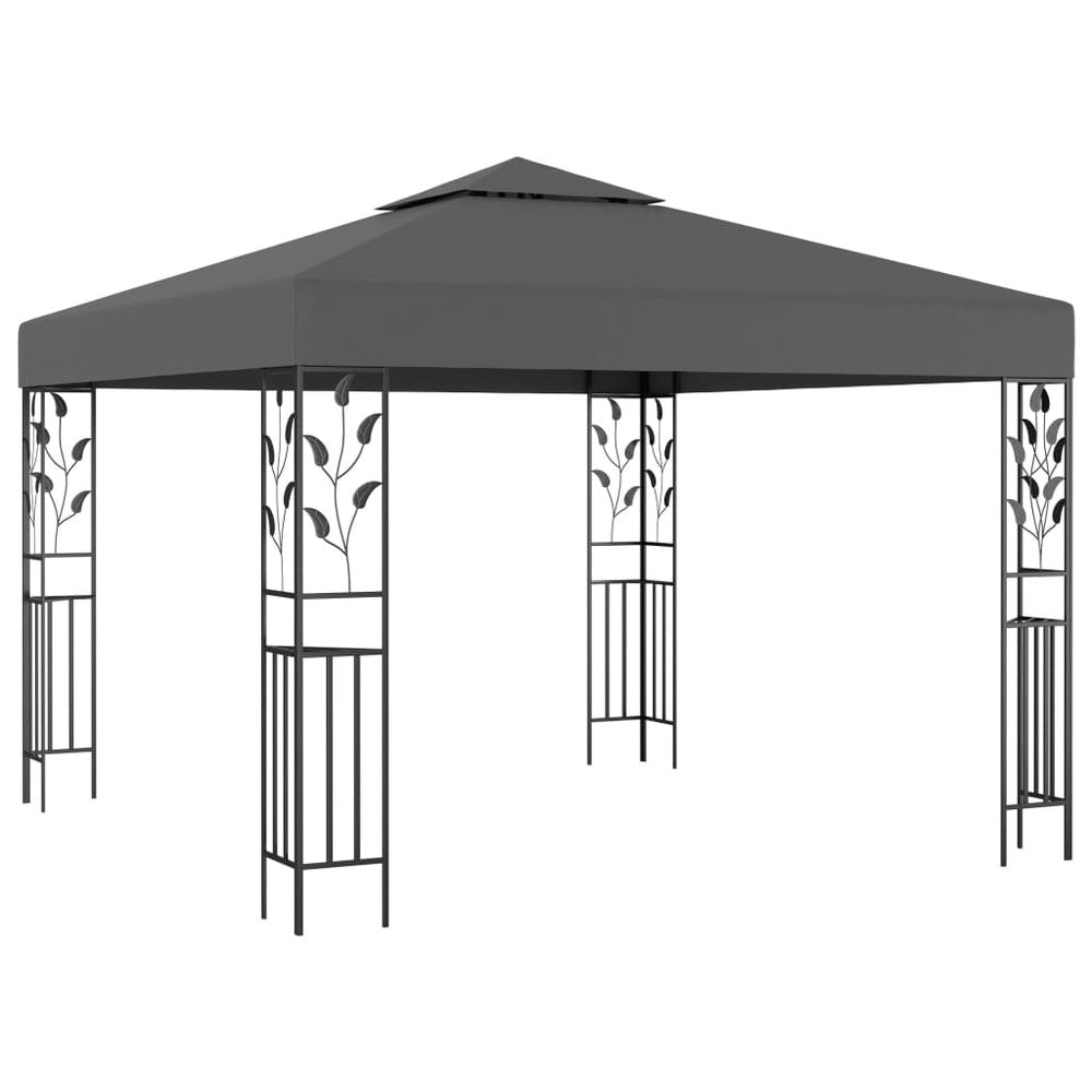 Gazebo Tent with LED String Lights 3x3 m