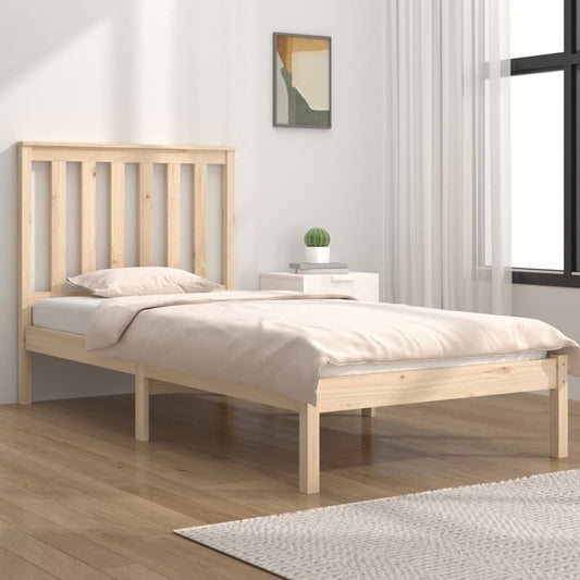 Bed Frame Solid Wood Pine 75x190 cm to 200 x 200 cm